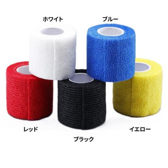 【お得なまとめ買い１２個入り】TKS伸縮性自着テープ タキステープ<br>粘着剤がなくべたつかない<br>ぴったりフィット<br>通気性があり快適<br>セパレートソックスやテーピング代わりに