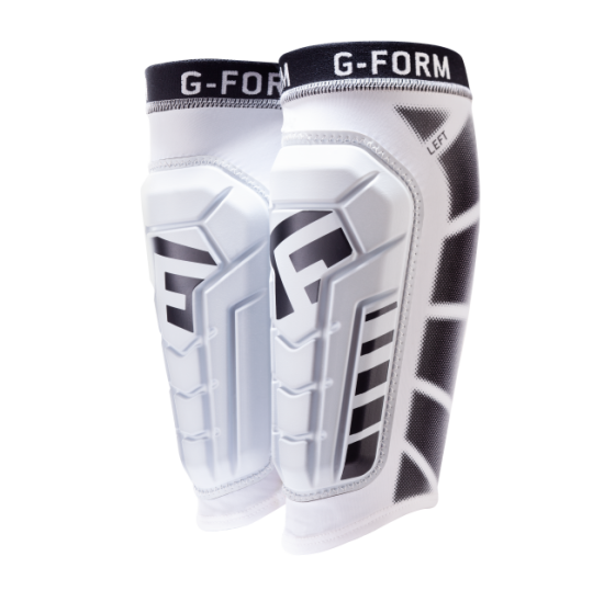 サッカー・BMX用 シンガード カーフ一体型 コンプレッション設計 NOCSAE認証 軽量ズレにくい レガース PRO-S VENTO Shin Guard｜G-FORM