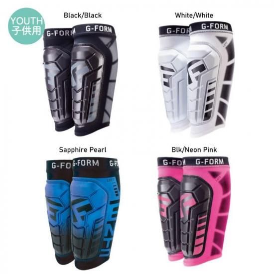 50％OFF価格 子供用 サッカー・BMX用 シンガード カーフ一体型 コンプレッション NOCSAE認証 レガース Youth PRO-S VENTO Shin Guard｜G-FORM