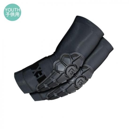 子供用 MTB用 肘プロテクター 衝撃吸収・防水 丸洗い可能 アメリカ製｜X3 Youth Elbow Pad Triple Matte Black｜G-FORM