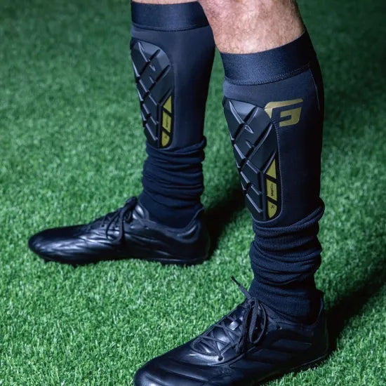 サッカー・BMX用 シンガード 一体型コンプレッション 段階着圧 NOCSAE認証 レガース 脛当て｜Pro-S Elite X Shin Guard｜G-FORM