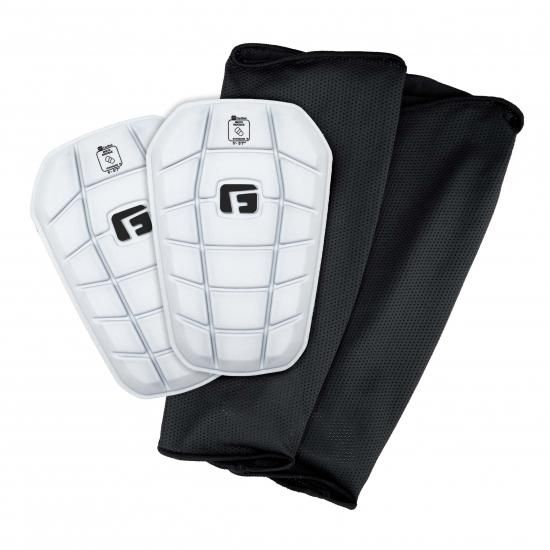サッカー用 シンガード レガース 脛当て 軽量フィット設計 White Film｜PRO-S BLADE Shin Guard｜G-FORM