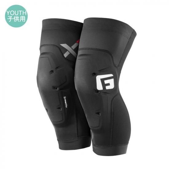 子供用 MTB用 膝プロテクター 衝撃吸収・防水 丸洗い可能 スマートフレックス搭載｜X4 Youth Knee Guard｜G-FORM