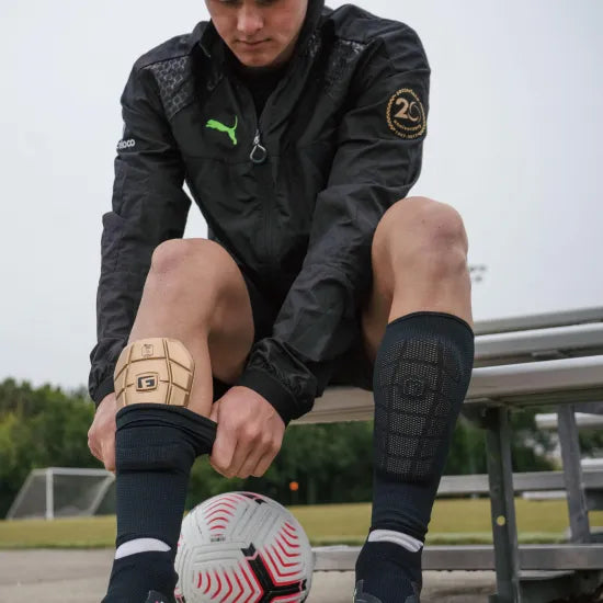 サッカー用 シンガード レガース 脛当て 軽量フィット設計 BlackFabric｜Pro-S Blade Shin Guards｜G-FORM